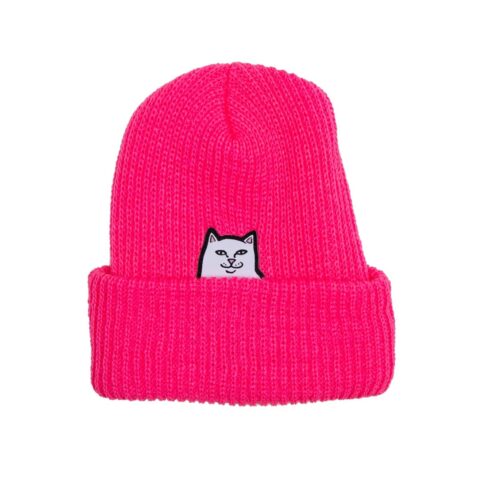 Rip N Dip Lord Nermal Rib Beanie Fuchsia