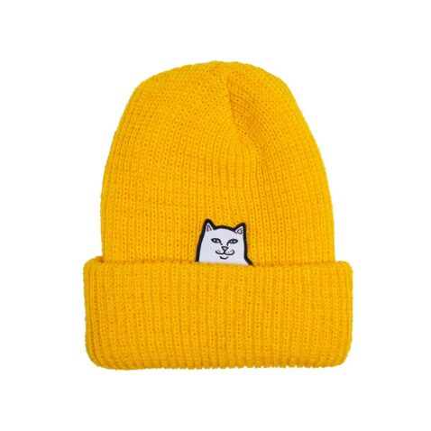 Rip N Dip Lord Nermal Rib Beanie Gold