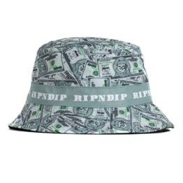 Rip N Dip Money Bag Bucket Hat Green Black