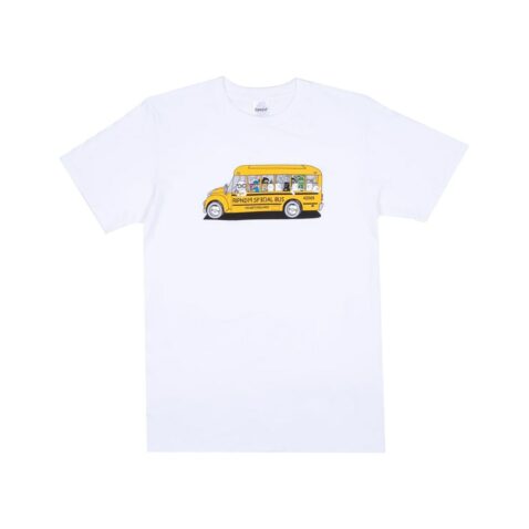 Rip N Dip School Bus T-Shirt White
