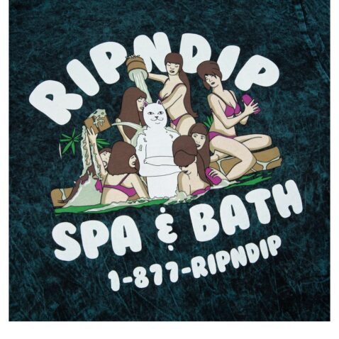Rip N Dip Spa Day Long Sleeve T-Shirt Hunter Wash