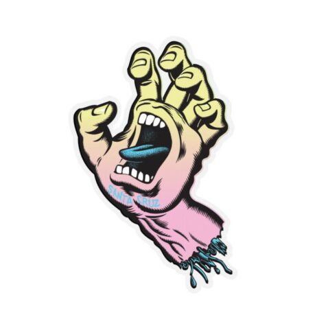 Santa Cruz Pastel Screaming Hand Sticker