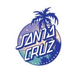 Santa Cruz Palm Dot Sticker
