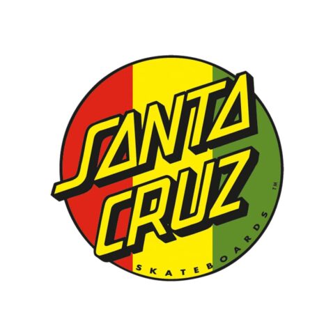 Santa Cruz Rasta Dot Sticker
