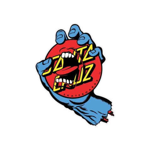 Santa Cruz Screaming Dot Clear Sticker