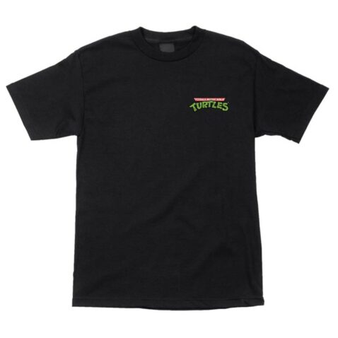 Santa Cruz TMNT Pizza Dot T-Shirt Black