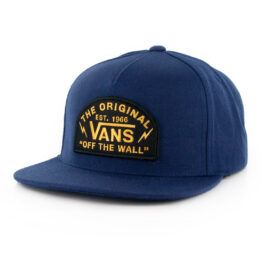 Vans Bolt Action Snapback Hat Dress Blue