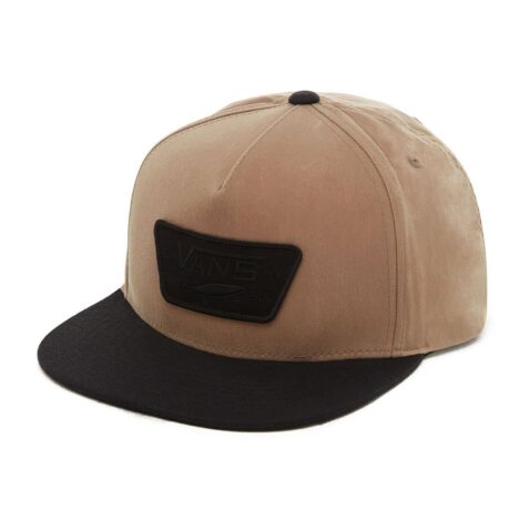 Vans Full Patch Snapback Hat Dirt Black