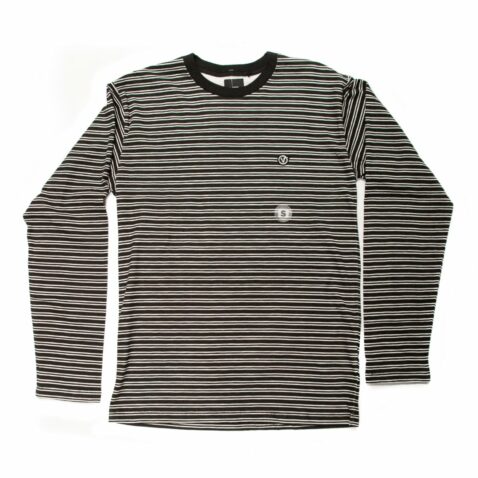 Vans Striped Long Sleeve Shirt Black