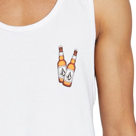 Volcom Beer Score Tank Top White