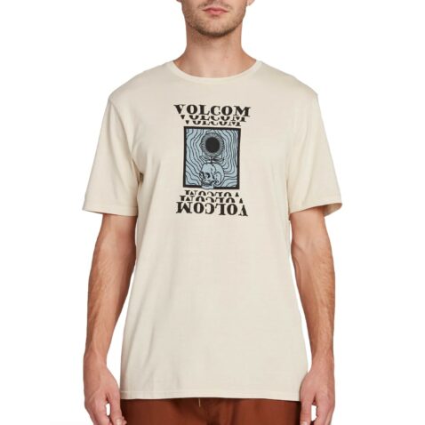 Volcom Hypno Skull T-Shirt White Flash
