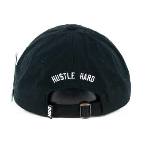 DGK Hustle Hard Strapback Hat Black