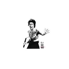 DGK x Bruce Lee Fierce Sticker White
