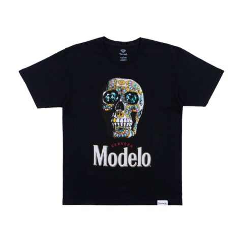 Diamond Supply Co x Modelo Calavera T-Shirt Black