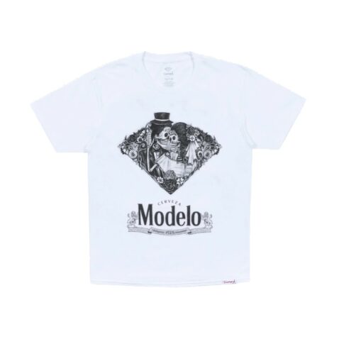 Diamond Supply Co x Modelo Dia De Muertos T-Shirt White