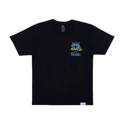 Diamond Supply Co x Modelo Neon Sign T-Shirt Black