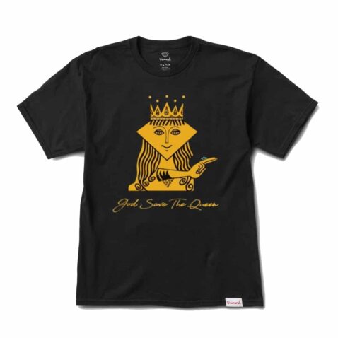 Diamond Supply Co The Queen T-Shirt Black