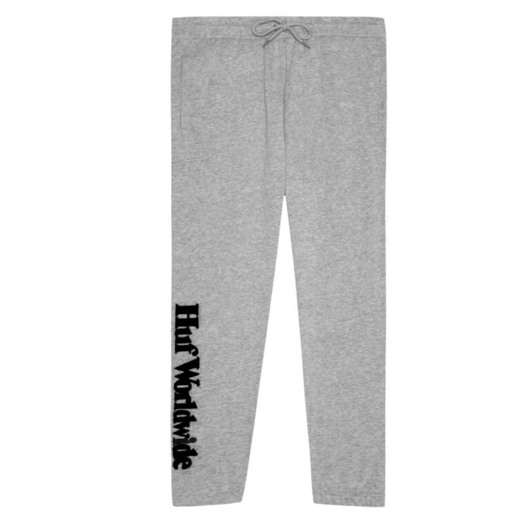 HUF Essentials Fleece Pants Grey Heather