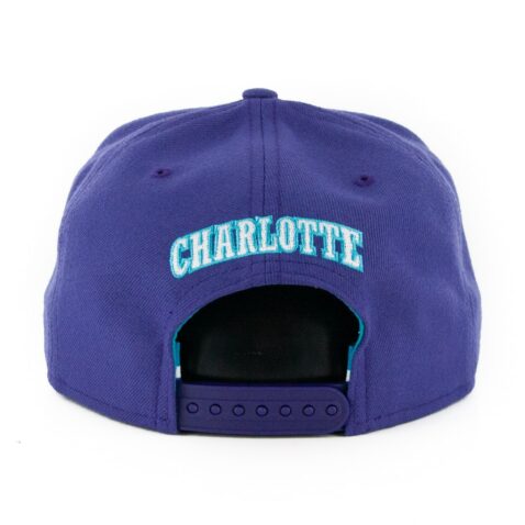 New Era 9Fifty Charlotte Hornets Basic Snapback Hat Purple