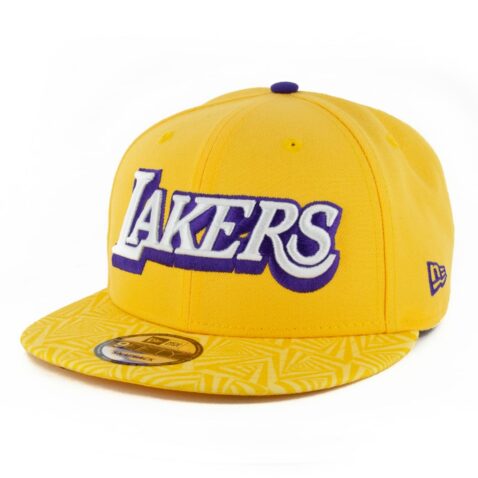 New Era 9Fifty Los Angeles Lakers City Series 2019 Snapback Hat Yellow