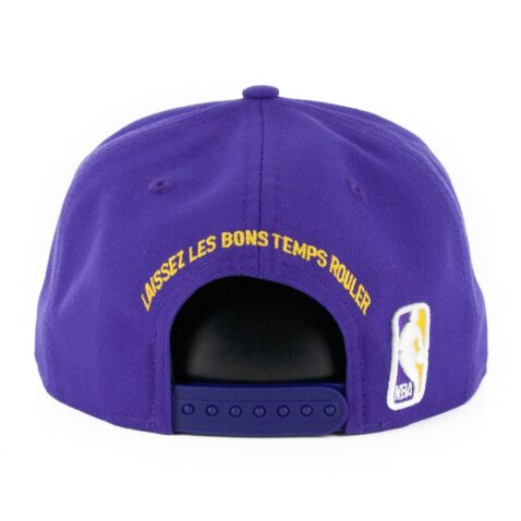 New Era 9Fifty New Orleans Pelicans City Series 2019 Snapback Hat Purple