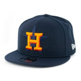New Era 9Fifty Houston Astros Logo Elements Snapback Hat Dark Navy