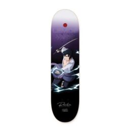 Primitive x Naruto Lemos Sasuke Skateboard Deck Black