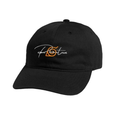 Primitive x Naruto Leaf Village Strapback Hat Black