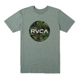 RVCA Motor Fill T-Shirt Grey Noise
