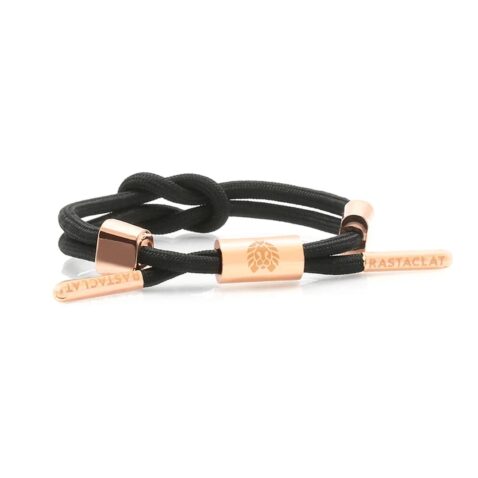 Rastaclat Dahlia 2 Woman's Bracelet Black Peach Gold