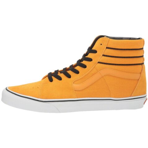 Vans Sk8-Hi Sport Stripes Shoe Cadmium Yellow Black