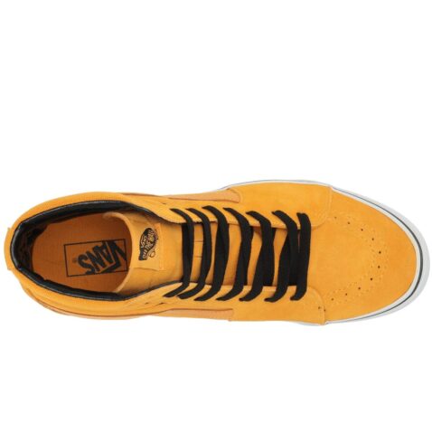 Vans Sk8-Hi Sport Stripes Shoe Cadmium Yellow Black