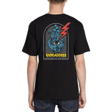 Volcom Eyedle Hands T-Shirt Black