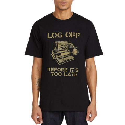 Volcom Log Off T-Shirt Black