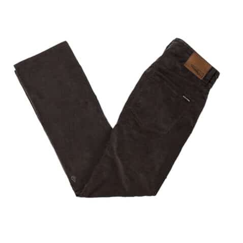 Volcom Solver 5 Pocket Cord Pant Asphalt Black