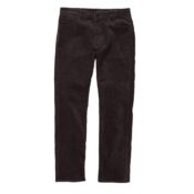 Volcom Solver 5 Pocket Cord Pant Asphalt Black