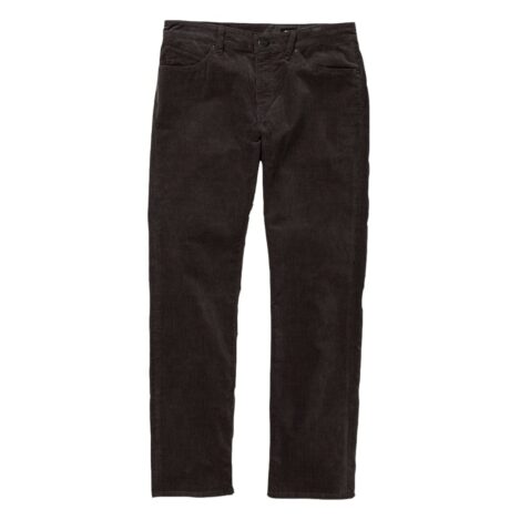 Volcom Solver 5 Pocket Cord Pant Asphalt Black