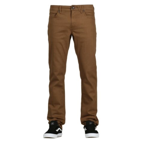 Volcom Vorta 5 Pocket Slub Denim Pants Bison