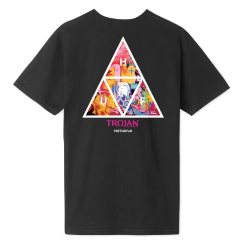 HUF x Trojan Nirvana T-Shirt Black