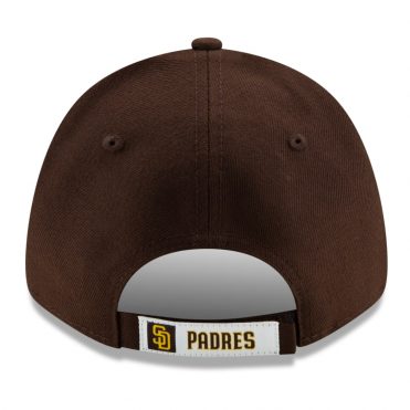 New Era 9Forty San Diego Padres The League Game Strapback Hat Dark Brown