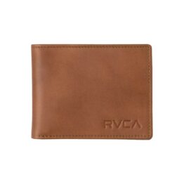 RVCA Crest Bifold Wallet Tan