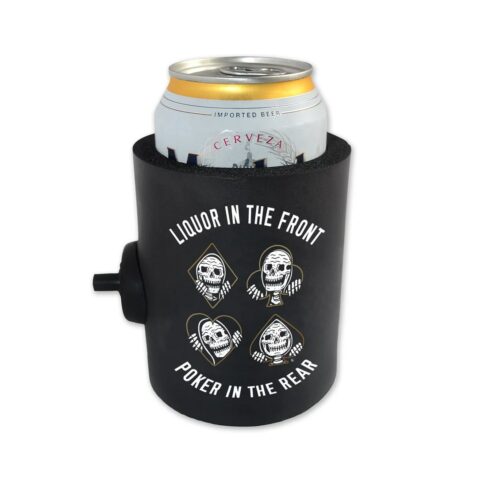 Sketchy Tank Poker Koozie Black