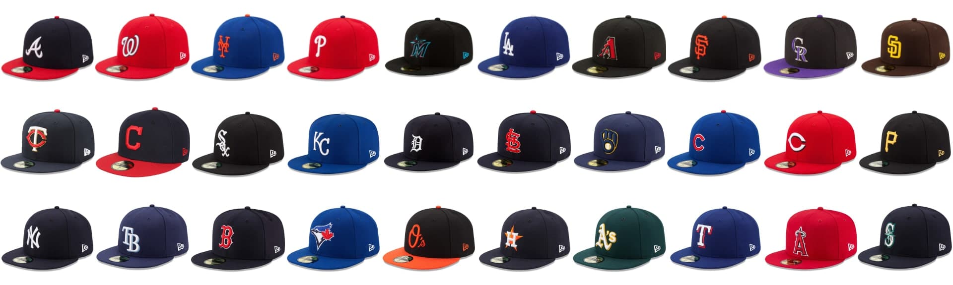 MLB Fitted Hats 3 x 1001-min