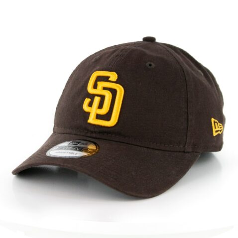 New Era 9Twenty San Diego Padres Core Classic 2.0 Game Hat Dark Brown Adjustable