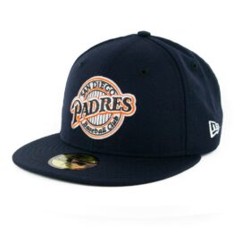 New Era 59Fifty San Diego Padres Retro Fitted Hat Dark Navy