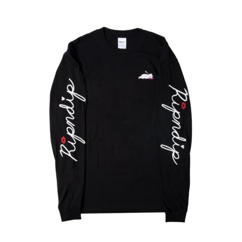 Rip N Dip Ladies Man Long Sleeve T-Shirt Black - Image 3
