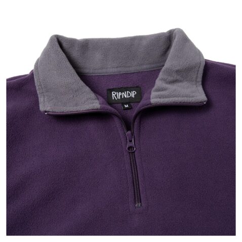 Rip N Dip Peek A Nermal Fleece Sweater Purple - Image 3