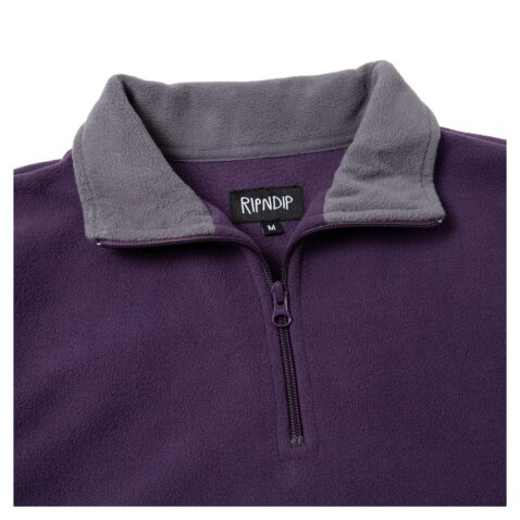 Rip N Dip Peek A Nermal Fleece Sweater Purple