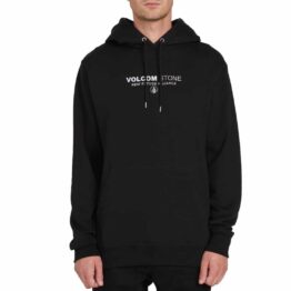 Volcom Supply Stone Pullover Hooded Sweatshirt Black