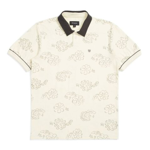 Brixton Carlos Print T-Shirt Dove